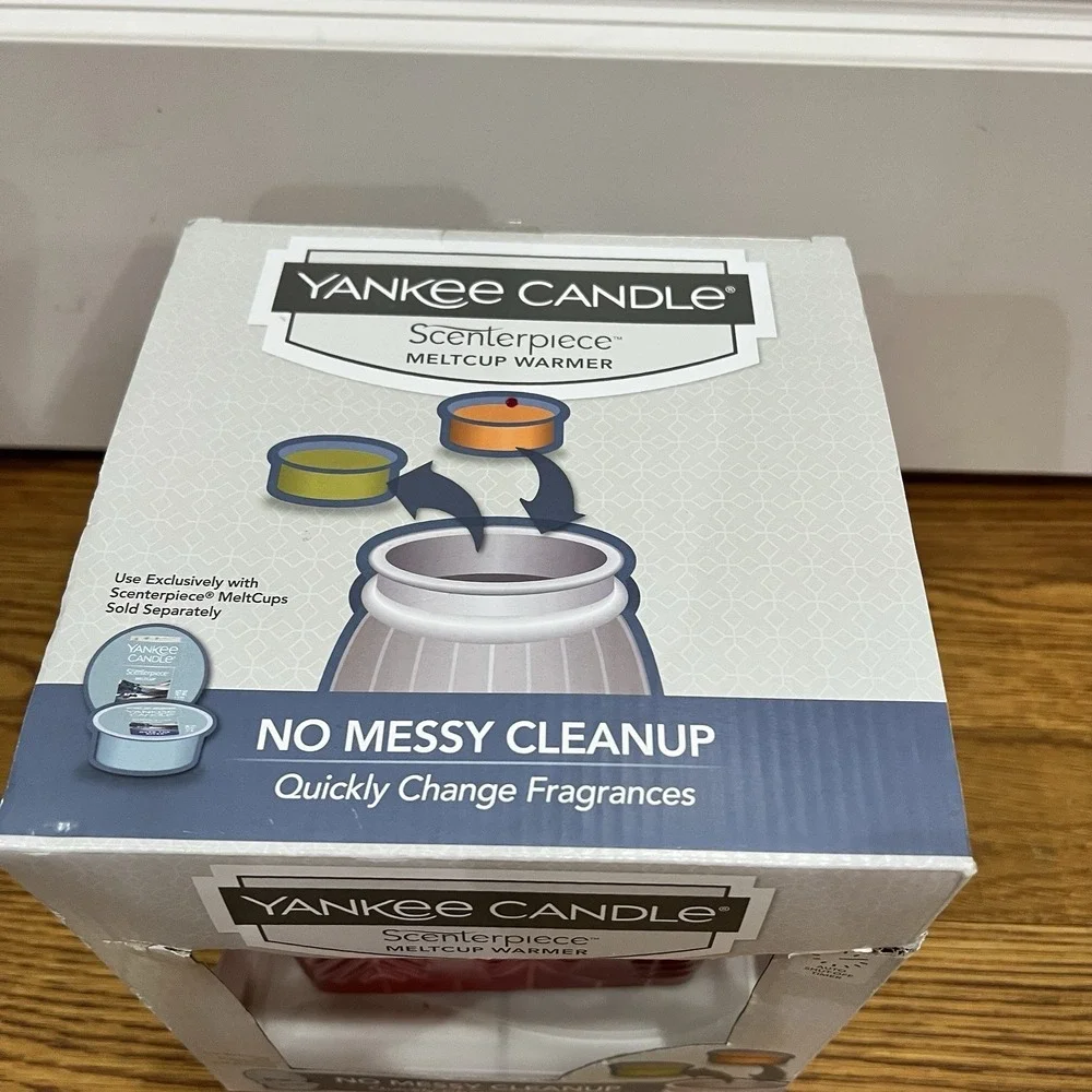 NEW Yankee Candle Scenterpiece Meltcup Warmer 1558346 Linear Trees NEW‎ NIB